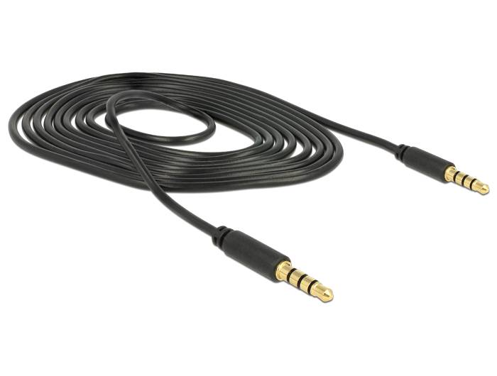 Delock - Headset-Kabel - 4-poliger Mini-Stecker männlich zu 4-poliger Mini-Stecker männlich