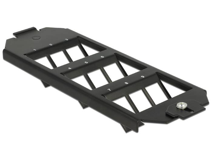 DeLOCK Keystone Halterung 9 Port für Bodentank