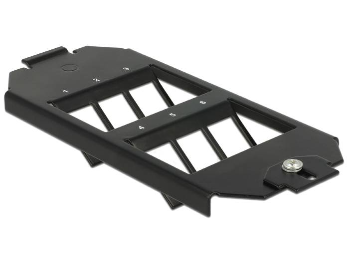 DeLOCK Keystone Halterung 9 Port für Bodentank