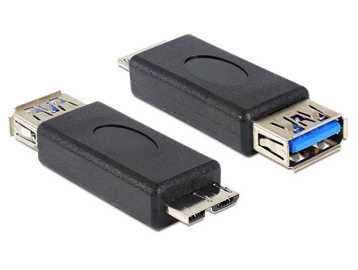 Delock - USB-Adapter - USB Typ A (W) zu Micro-USB Typ B (M)