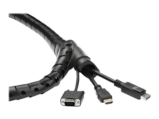 StarTech.com CMSCOILED Kabelbündelschlauch (1,5 m, 25mm / 1 Zoll Durchmesser, erweiterbarer Spiralkabel-Organizer)