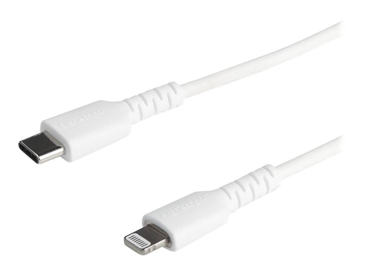 StarTech.com 1m USB-C auf Lightning-Kabel - Hochbelastbare, robuste Aramidfaser - USB Typ-C auf Lightningkabel - Lade-/Synchronisationskabel