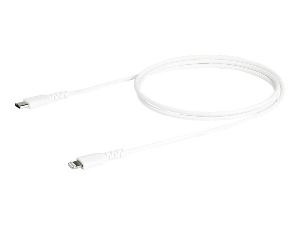 StarTech.com 1m USB-C auf Lightning-Kabel - Hochbelastbare, robuste Aramidfaser - USB Typ-C auf Lightningkabel - Lade-/Synchronisationskabel