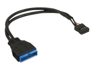 InLine - Interner und externer USB-Adapter - 19-poliger USB 3.0 Kopf (M)