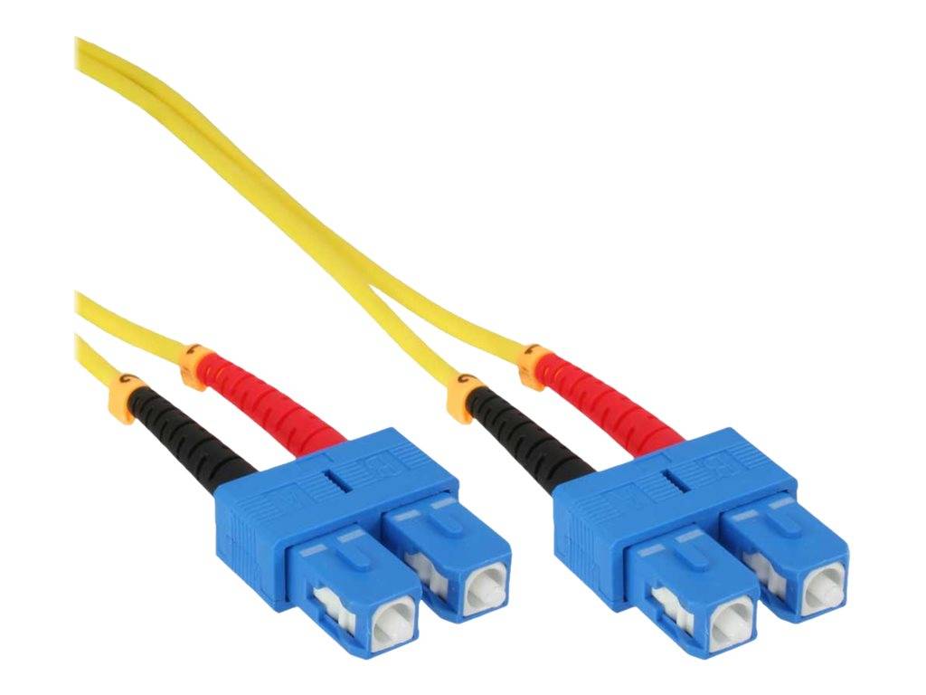 INLINE - LWL Duplex Kabel - SC/SC - 9/125µm - OS2 - 1m