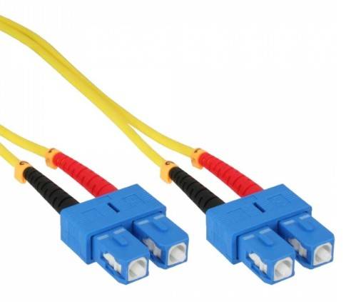 INLINE - LWL Duplex Kabel - SC/SC - 9/125µm - OS2 - 1m