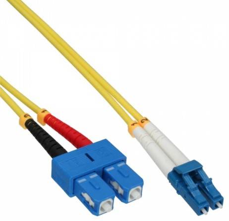InLine - Patch-Kabel - LC Single-Modus (M) bis SC Single-Modus (M)