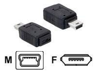 Delock - USB-Adapter - Mini-USB, Typ B (M) zu Micro-USB Typ B (W)