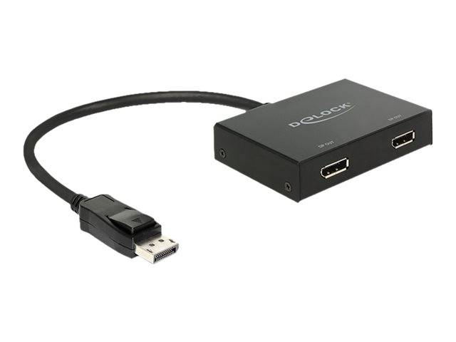DeLock Displayport 1.2 Splitter 1 x Displayport in > 2 x Displayport out 4K