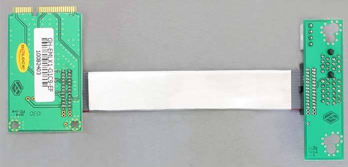 DeLOCK Riser card Mini PCI Express > PCI Express x1 left insertion