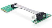 DeLOCK Riser card Mini PCI Express > PCI Express x1 left insertion