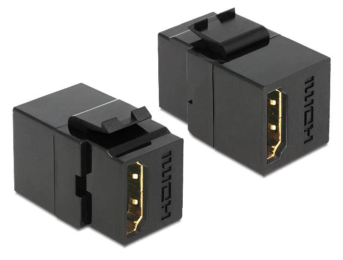 Delock Keystone HDMI Buchse > HDMI Buchse schwarz