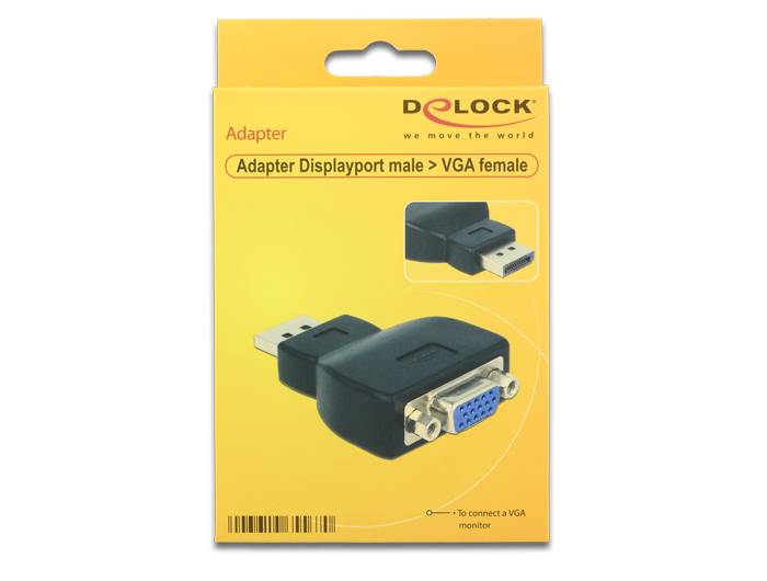 Delock - Videoadapter - DisplayPort männlich zu HD-15 (VGA)