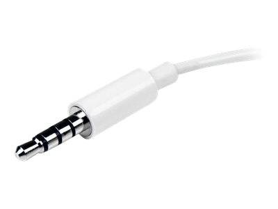 StarTech.com 4 Position Microphone and Headphone Splitter 3.5 mm 4 Pin / 4 Pole Mic and Audio Combo Splitter Cable (MUYH