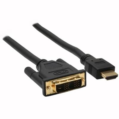 INLINE - HDMI-DVI Kabel - vergoldete Kontakte - HDMI ST auf DVI 18+1 ST - 2m