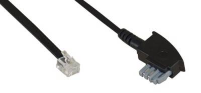 INLINE - TAE-N Anschlusskabel - TAE-N zu RJ11 (6P4C) - 6m