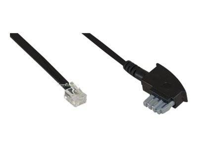 INLINE - TAE-N Anschlusskabel - 6pol. voll belegt - 3m