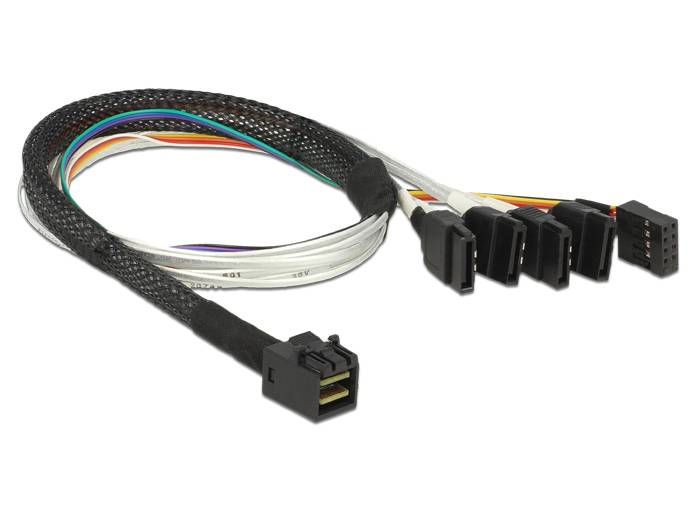 DeLOCK - Internes SAS-Kabel - SAS 6Gbit/s - 4x Mini SAS HD (SFF-8643)