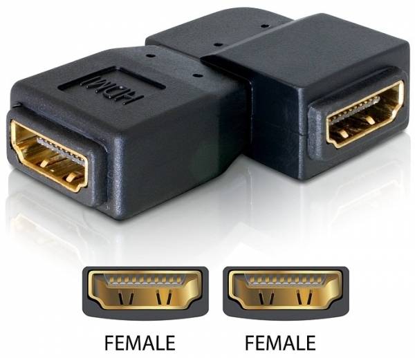 Delock - HDMI-Adapter - HDMI weiblich bis HDMI
