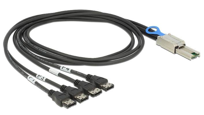 DeLOCK - SATA- / SAS-Kabel - 4-Lane - eSATA (W)