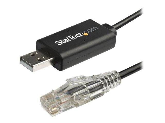 StarTech.com 1,8 m Cisco Console Cable USB to RJ45- Rollover Kabel - Windows, Mac und Linux - St/St (ICUSBROLLOVR)