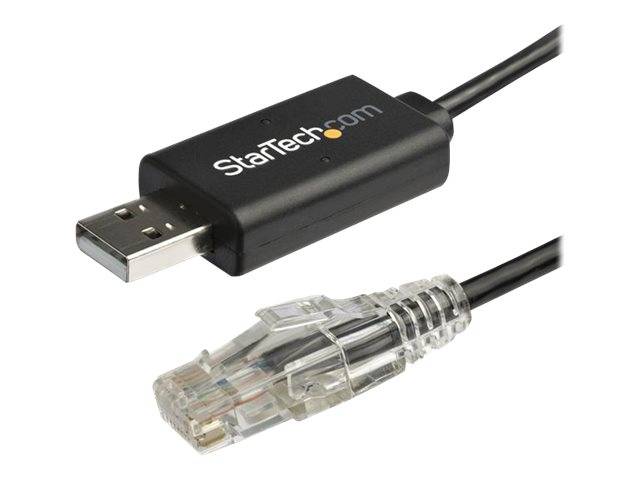 StarTech.com 1,8 m Cisco Console Cable USB to RJ45- Rollover Kabel - Windows, Mac und Linux - St/St (ICUSBROLLOVR)
