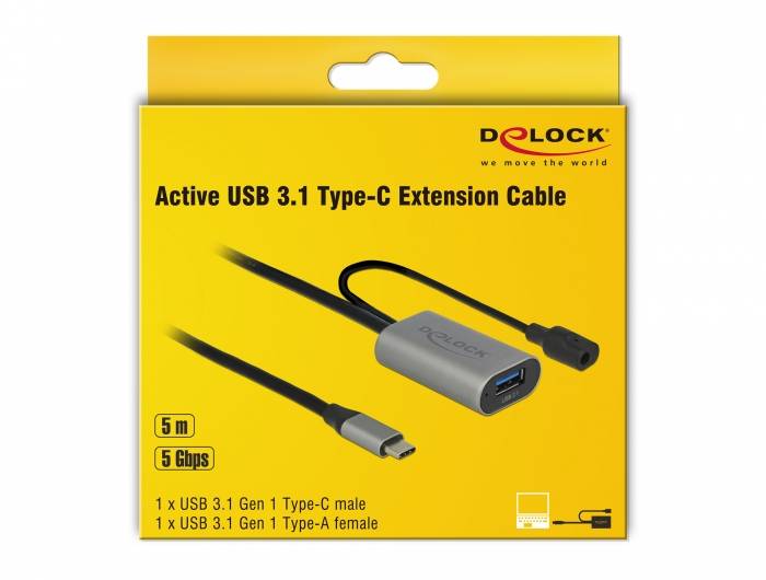 DeLOCK - USB-Verlängerungskabel - USB-C (M)