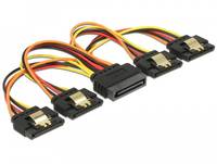DeLOCK - Spannungsversorgungs-Verlängerungskabel - SATA-Stromstecker (M)