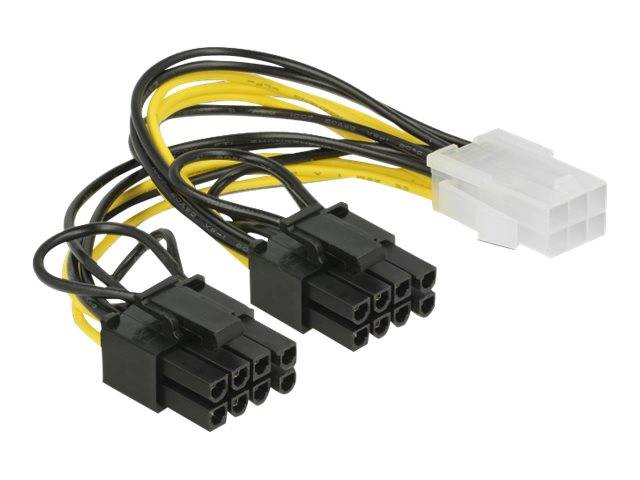 DeLOCK - Stromkabel - 6-poliges PCIe Power (W)