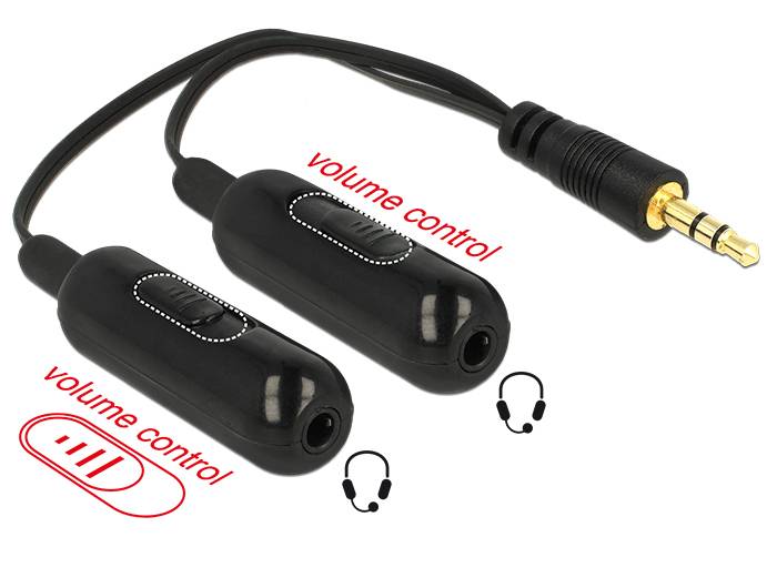 DeLOCK - Audio-Splitter - Stereo Mini-Klinkenstecker (W)