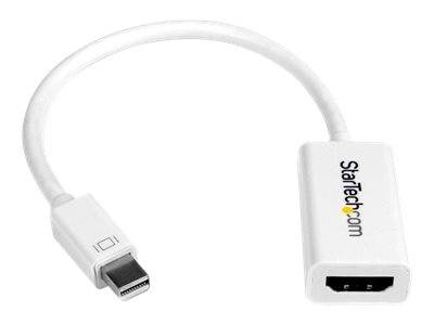 StarTech.com Mini DisplayPort auf HDMI 4k @ 30Hz Adapter - DP 1.2 zu HDMI Audio Video Konverter für MacBook Pro / Air -