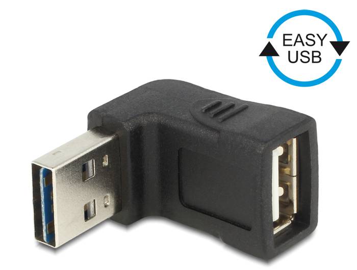 Delock - USB-Adapter - USB (W) zu USB (M) - 90° Stecker