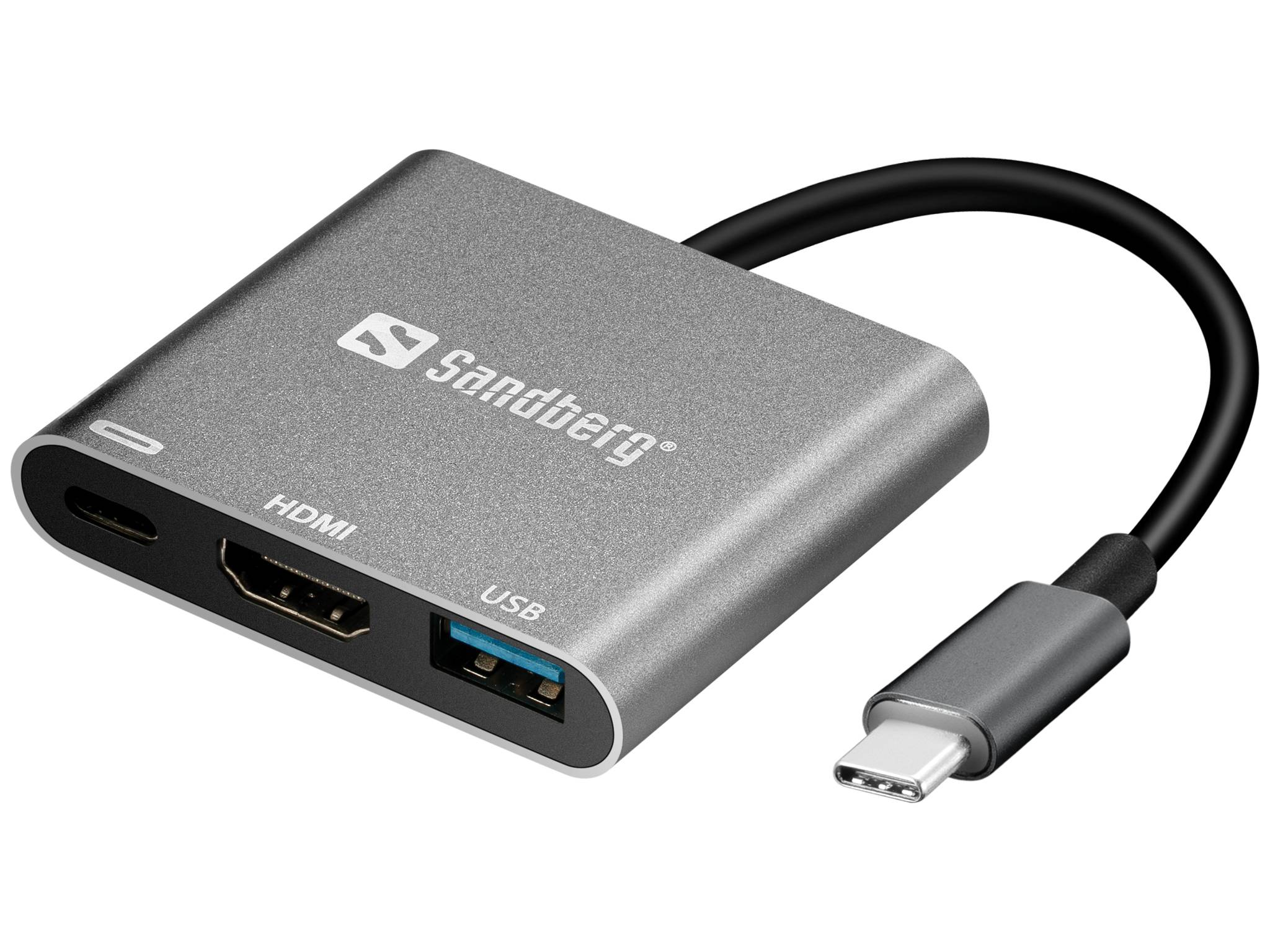 Sandberg USB-C Mini Dock HDMI+USB - Dockingstation