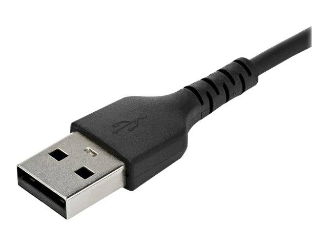 StarTech.com 2m USB-A auf USB-C Ladekabel - Dauerhaftes USB 2.0 auf USB Typ-C Datenübertragungs- und Schnellladekabel -