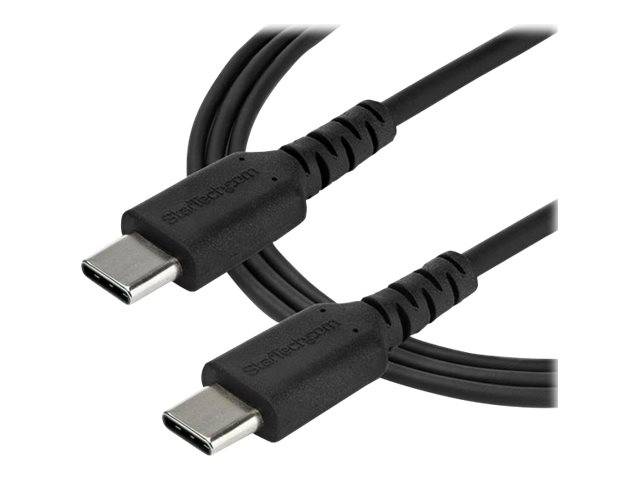 StarTech.com 1m USB-C Ladekabel - Langlebiges USB 2.0 Typ C zu USB C Datenübertragungs-/Schnellladekabel - TPE Mantel Ar