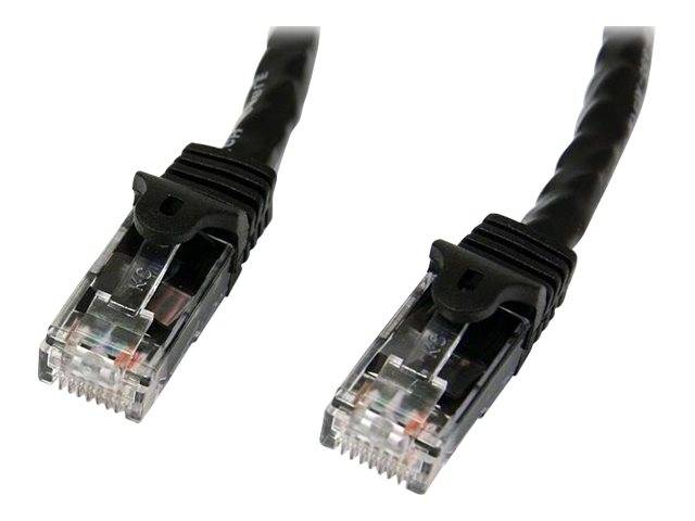 StarTech.com 5m Cat6 Snagless Gigabit UTP Netzwerkkabel - Cat 6 RJ45 Netzwerkkabel mit Knickschutz - Schwarz - Patch-Kab