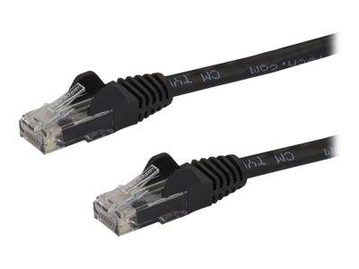 StarTech.com 2m Cat6 Snagless Gigabit UTP Netzwerkkabel - Cat 6 RJ45 Netzwerkkabel mit Knickschutz - Schwarz - Patch-Kab