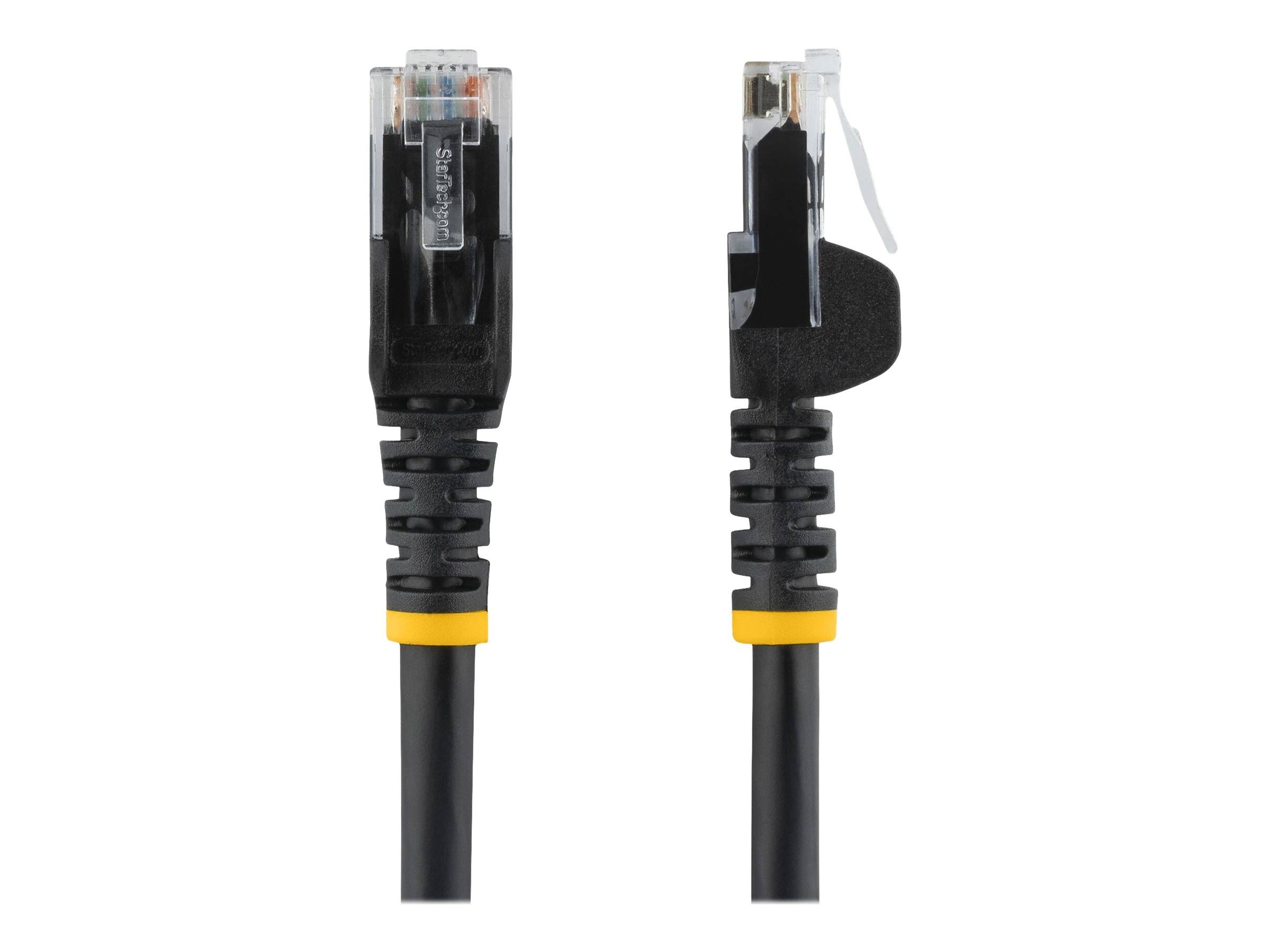 StarTech.com 2m Cat6 Snagless Gigabit UTP Netzwerkkabel - Cat 6 RJ45 Netzwerkkabel mit Knickschutz - Schwarz - Patch-Kab