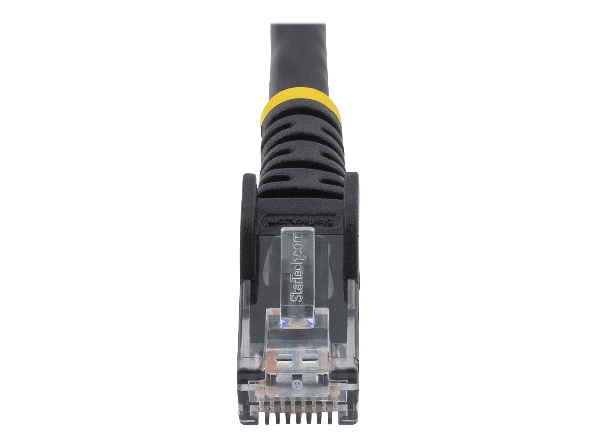 StarTech.com 2m Cat6 Snagless Gigabit UTP Netzwerkkabel - Cat 6 RJ45 Netzwerkkabel mit Knickschutz - Schwarz - Patch-Kab
