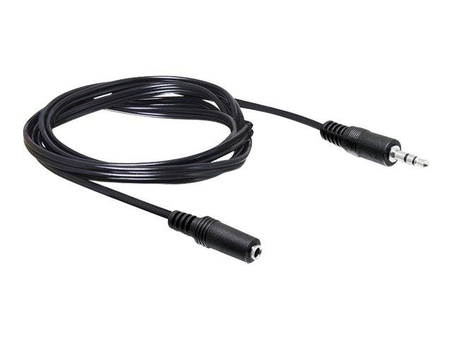Delock - Audioverlängerungskabel - mini-phone stereo 3.5 mm weiblich zu mini-phone stereo 3.5 mm männlich