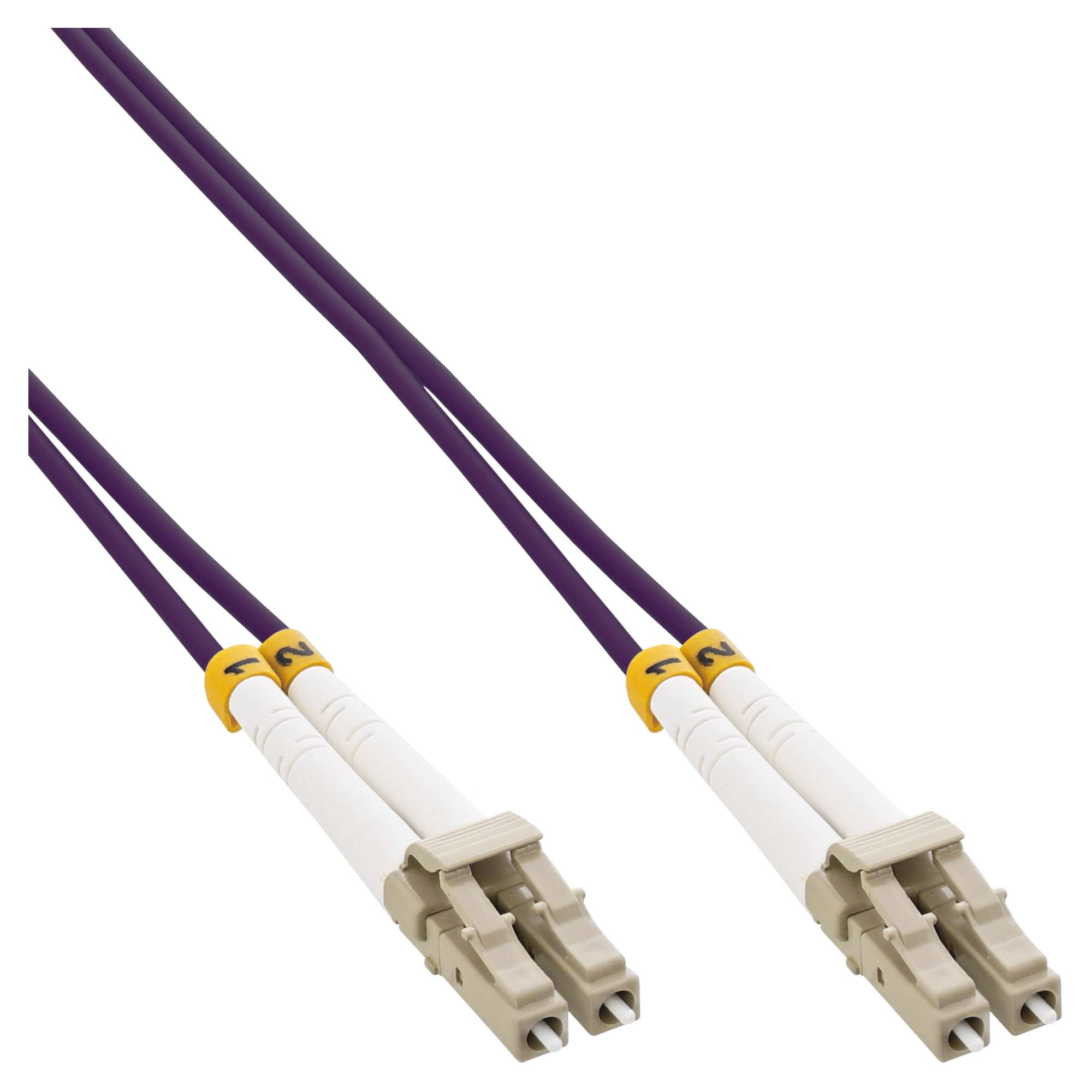 INLINE - LWL Duplex Kabel - LC/LC - 50/125µm - OM4 - 5m
