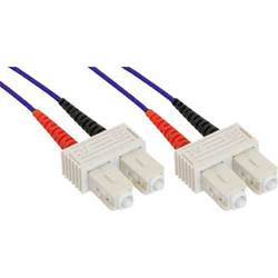 INLINE - LWL Duplex Kabel - SC/SC - 50/125µm - OM4 - 1m
