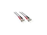 INLINE - LWL Duplex Kabel - ST/ST - 50/125µm - OM4 - 5m
