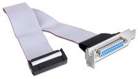Delock Low Profile Slot Bracket > 1 x Parallel - Parallelport - DB-25 (W)
