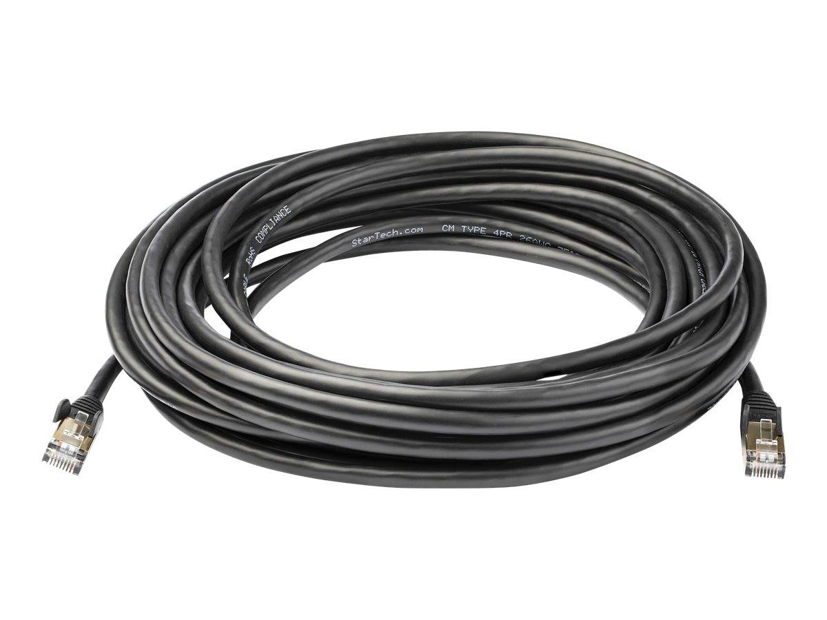 StarTech.com 10m CAT6A Ethernet Cable, 10 Gigabit Shielded Snagless RJ45 100W PoE Patch Cord, CAT 6A 10GbE STP Network C