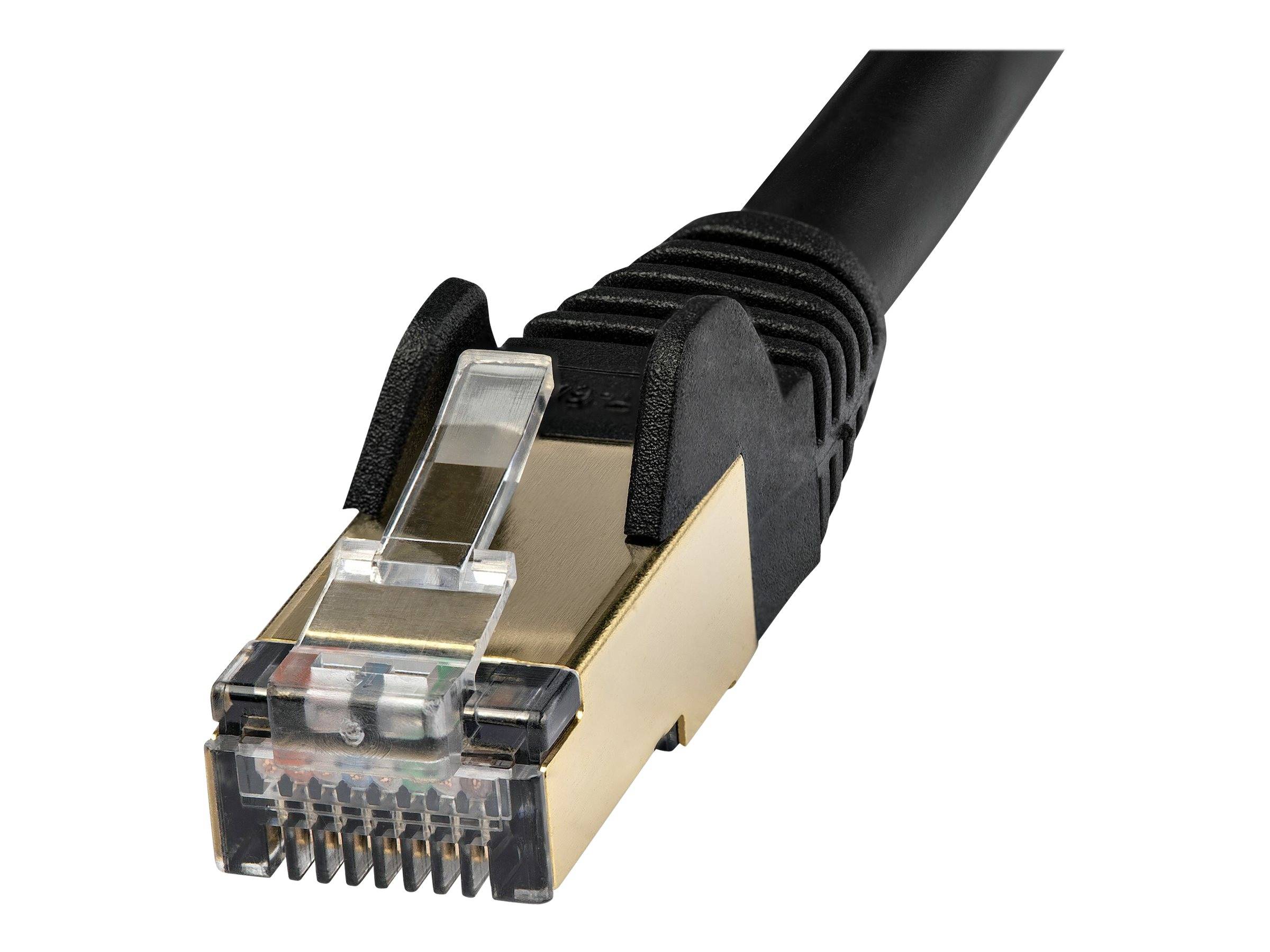 StarTech.com 7m CAT6A Ethernet Cable, 10 Gigabit Shielded Snagless RJ45 100W PoE Patch Cord, CAT 6A 10GbE STP Network Ca