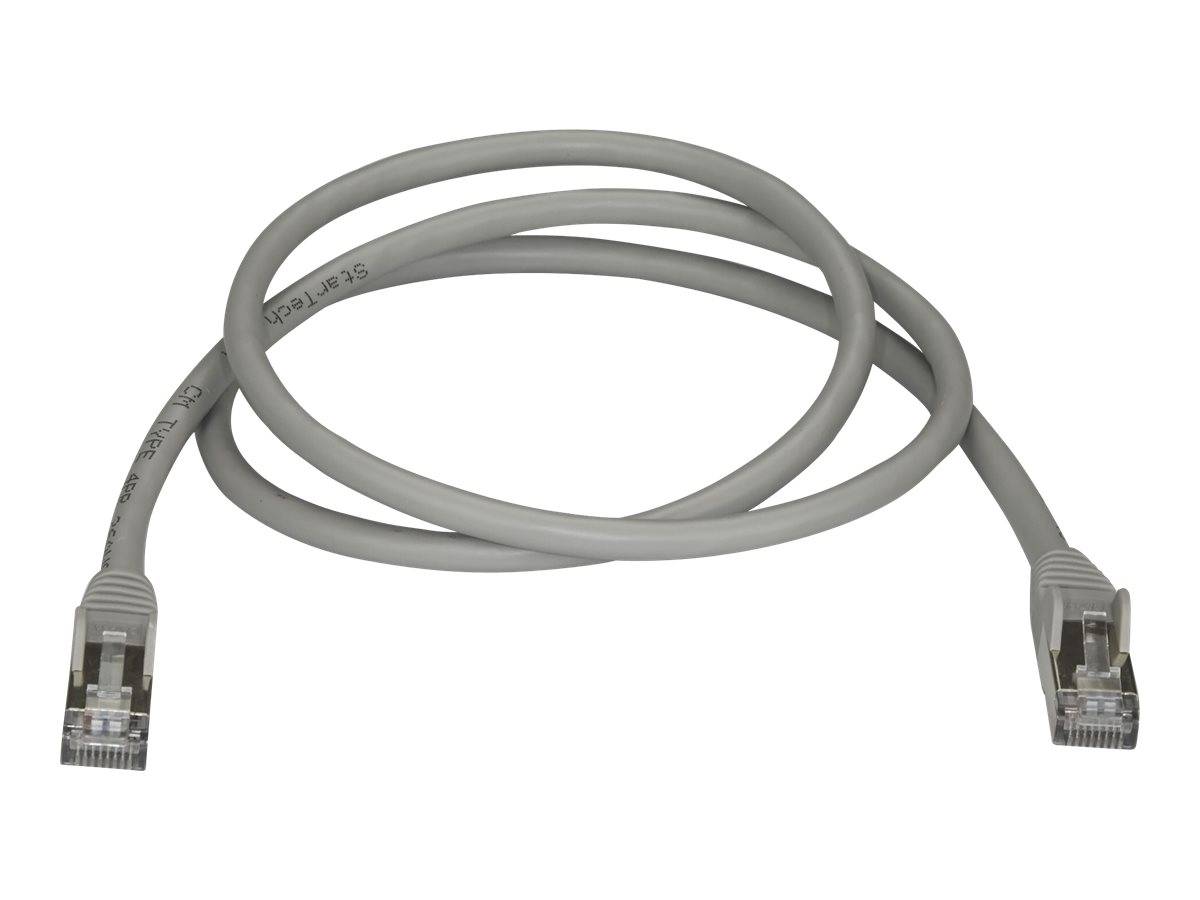 StarTech.com 5m CAT6A Ethernet Cable, 10 Gigabit Shielded Snagless RJ45 100W PoE Patch Cord, CAT 6A 10GbE STP Network Ca