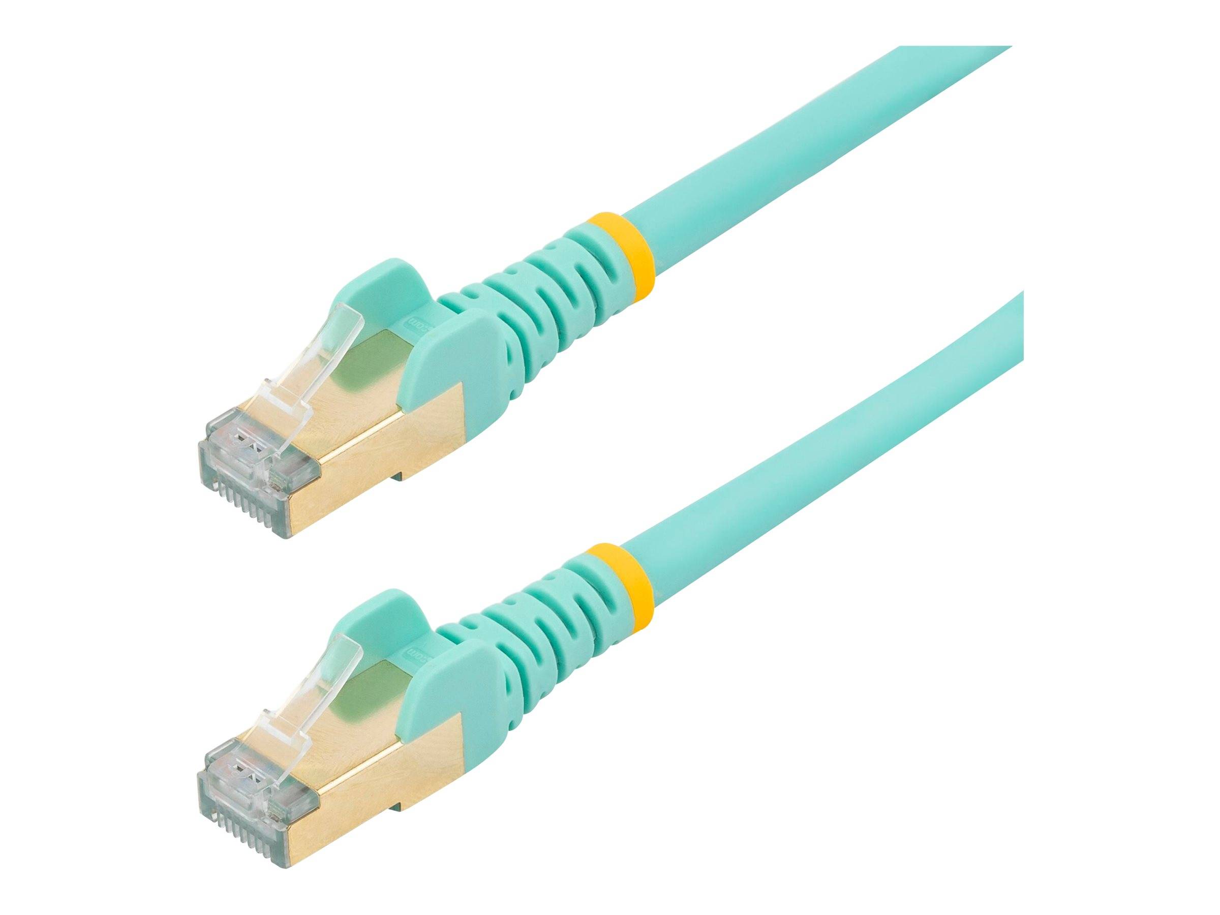 StarTech.com 7.5m CAT6A Ethernet Cable, 10 Gigabit Shielded Snagless RJ45 100W PoE Patch Cord, CAT 6A 10GbE STP Network
