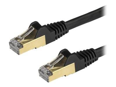 StarTech.com 7.5m CAT6A Ethernet Cable, 10 Gigabit Shielded Snagless RJ45 100W PoE Patch Cord, CAT 6A 10GbE STP Network