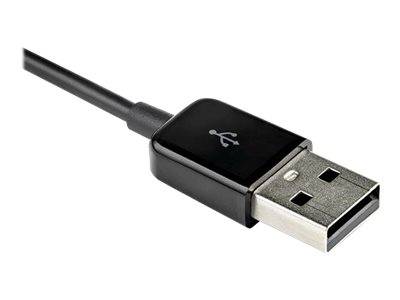 StarTech.com 2m VGA to HDMI Converter Cable with USB Audio Support & Power, Analog to Digital Video Adapter Cable to con
